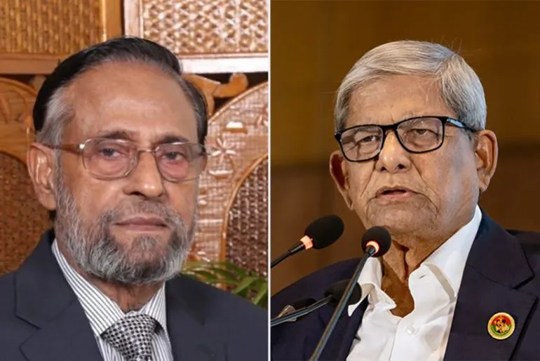 المرشحان الرئاسيان في بنغلاديش ميرزا فخر الإسلام علمجير والعقيد المتقاعد أولي أحمد في منافسة انتخابية تاريخية بعد 35 عاماً.