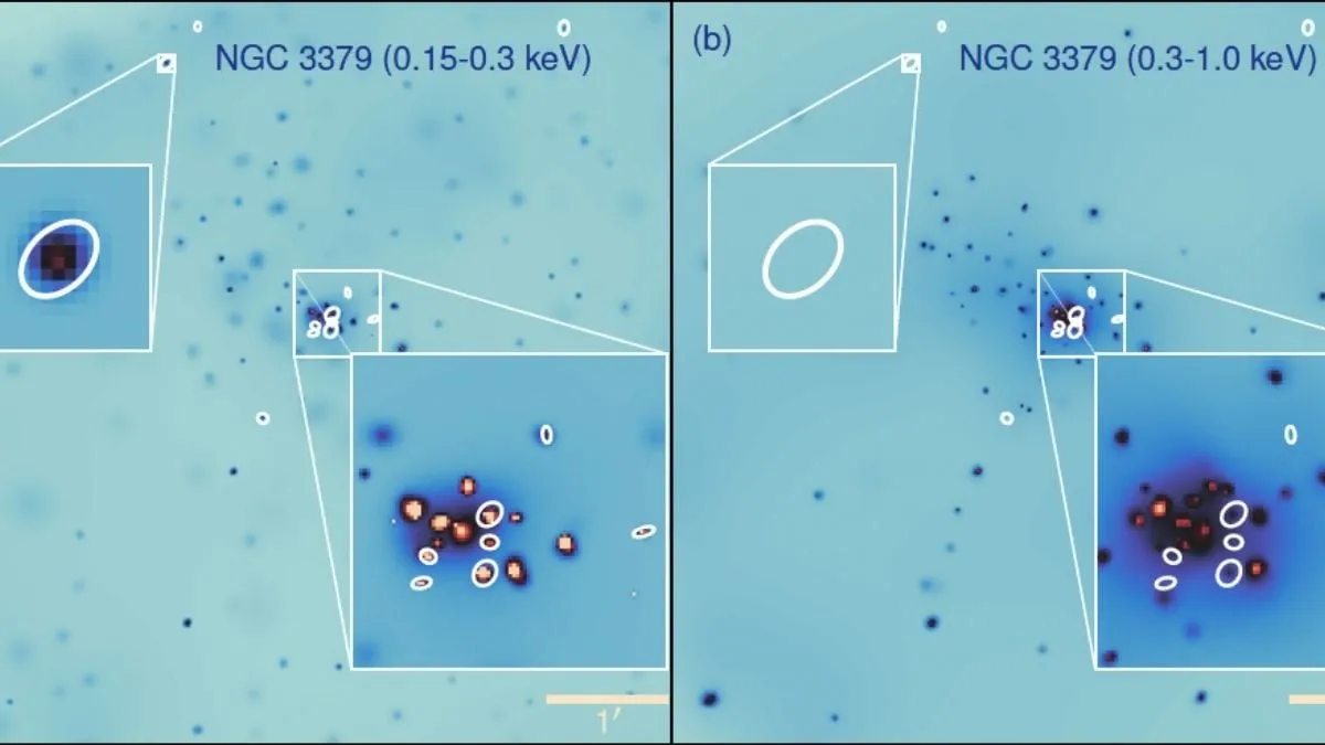 مصادر أشعة سينية شديدة النعومة في مجرة NGC 3379 تظهر تجمعات الأقزام البيضاء المحتملة قبل انفجارات السوبرنوفا من النوع Ia.